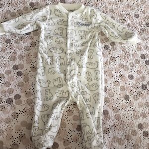 Carter's 6M Polar Bear Fleece Footed Pajamas